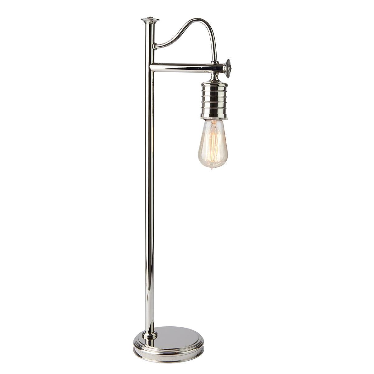 Douille 1 Light Polished Nickel Tischlampe Elstead Beleuchtung Original Erschwinglicher